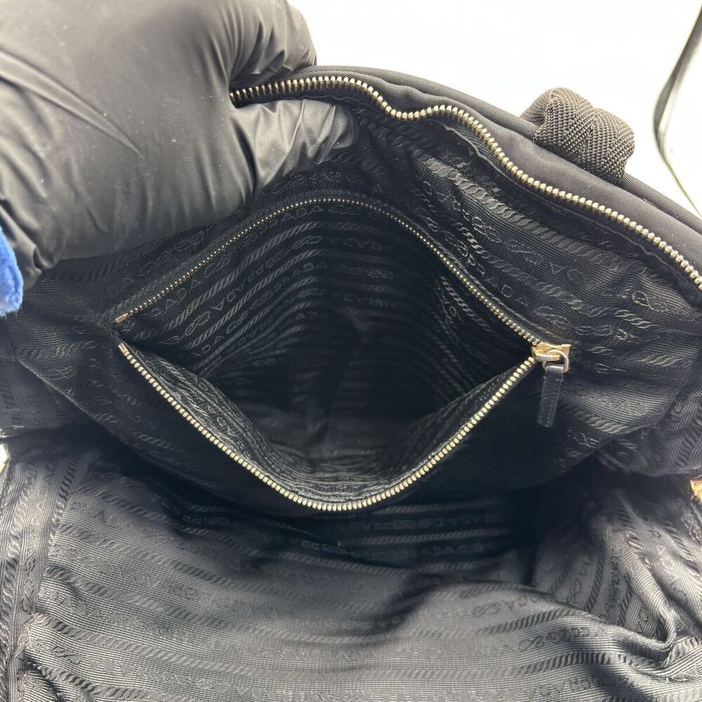 Prada Tessuto Top Handle Bag Black - Picture 5 of 10